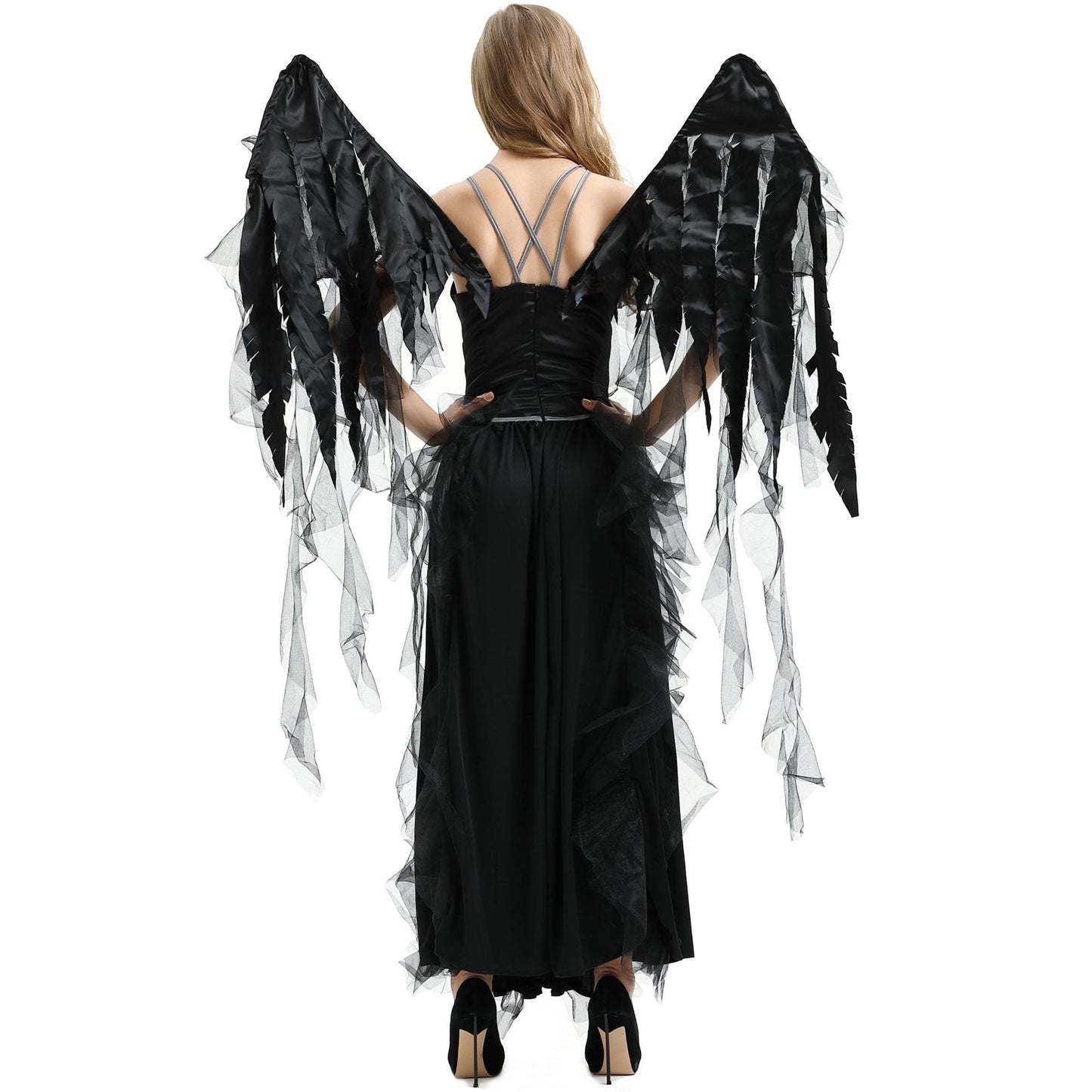 Women's Halloween Vampire Dark Angel Costume