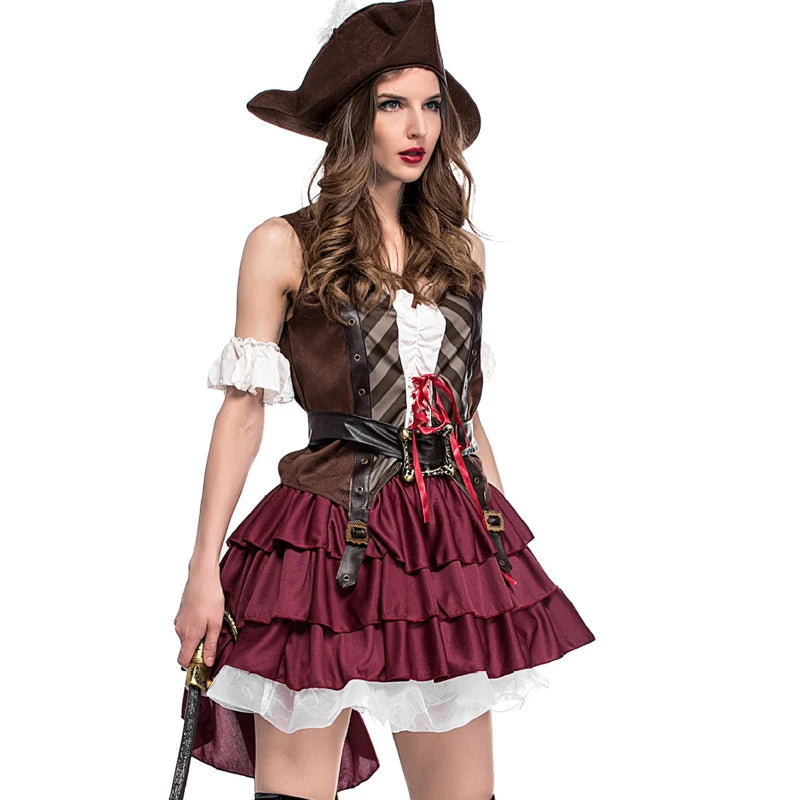 Women Adult Halloween Pirate Costume