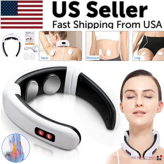Electric Neck Massager - Cervical Pulse & Magnetic Therapy | Calvei