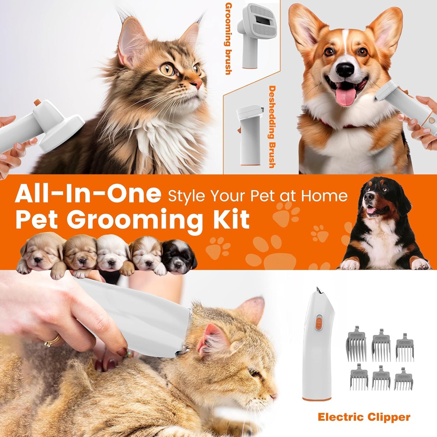 Dog Grooming Vacuum & Clippers