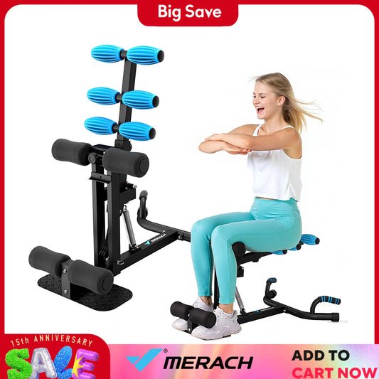 MERACH Deep Squat Machine | 2-in-1 Glutes & Core Trainer | Calvei