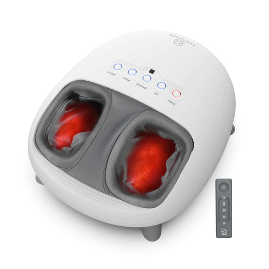 Comfier Foot Massager with Heat - Shiatsu Kneading & Vibration | Calvei