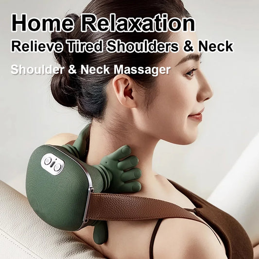 3D Shiatsu Neck Massager - Deep Kneading for Tension Relief | Calvei