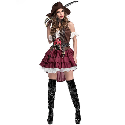 Women Adult Halloween Pirate Costume