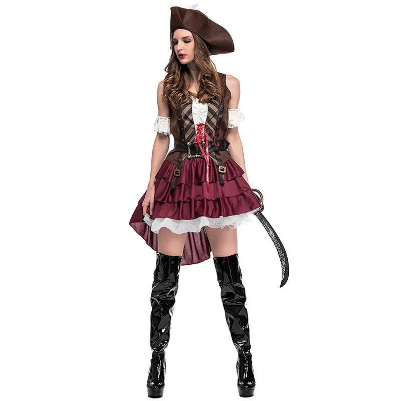 Women Adult Halloween Pirate Costume