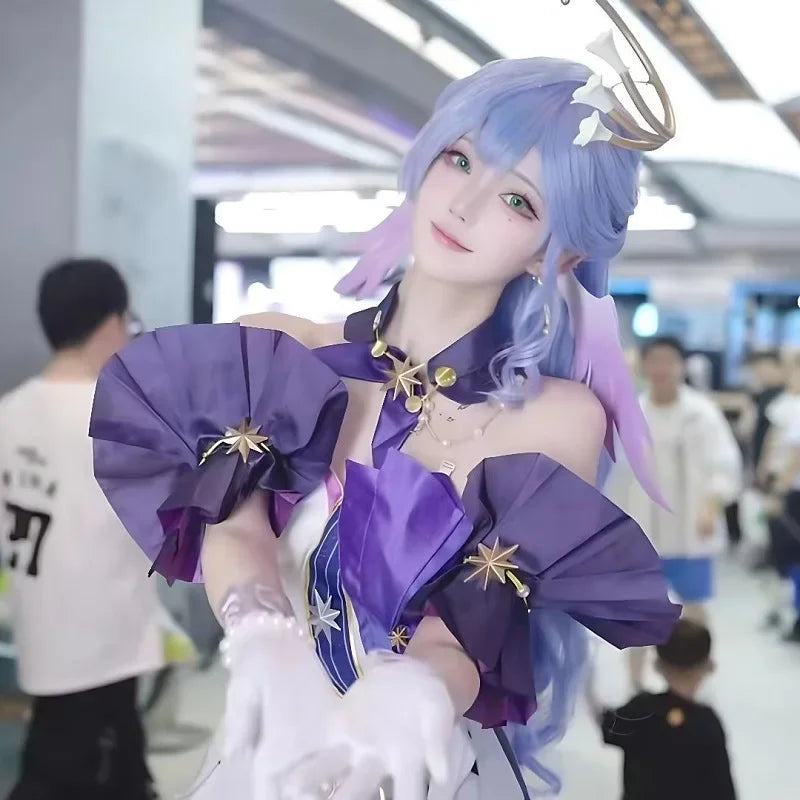 Honkai Star Rail March 7th Cosplay Costume with Wig & Accessories