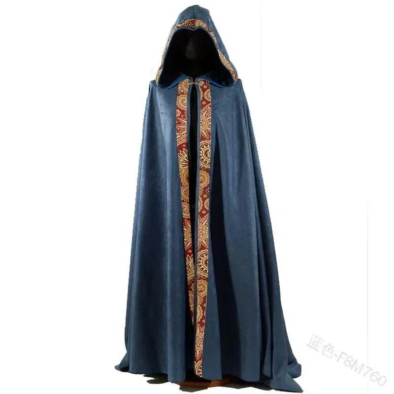 Men Medieval Gothic Cloak Vampire Costume
