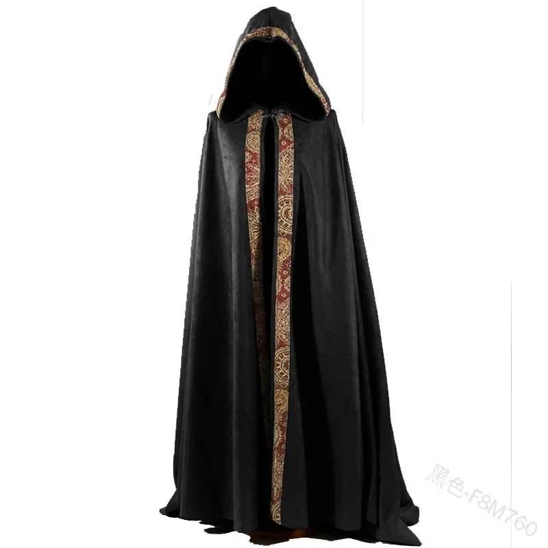 Men Medieval Gothic Cloak Vampire Costume