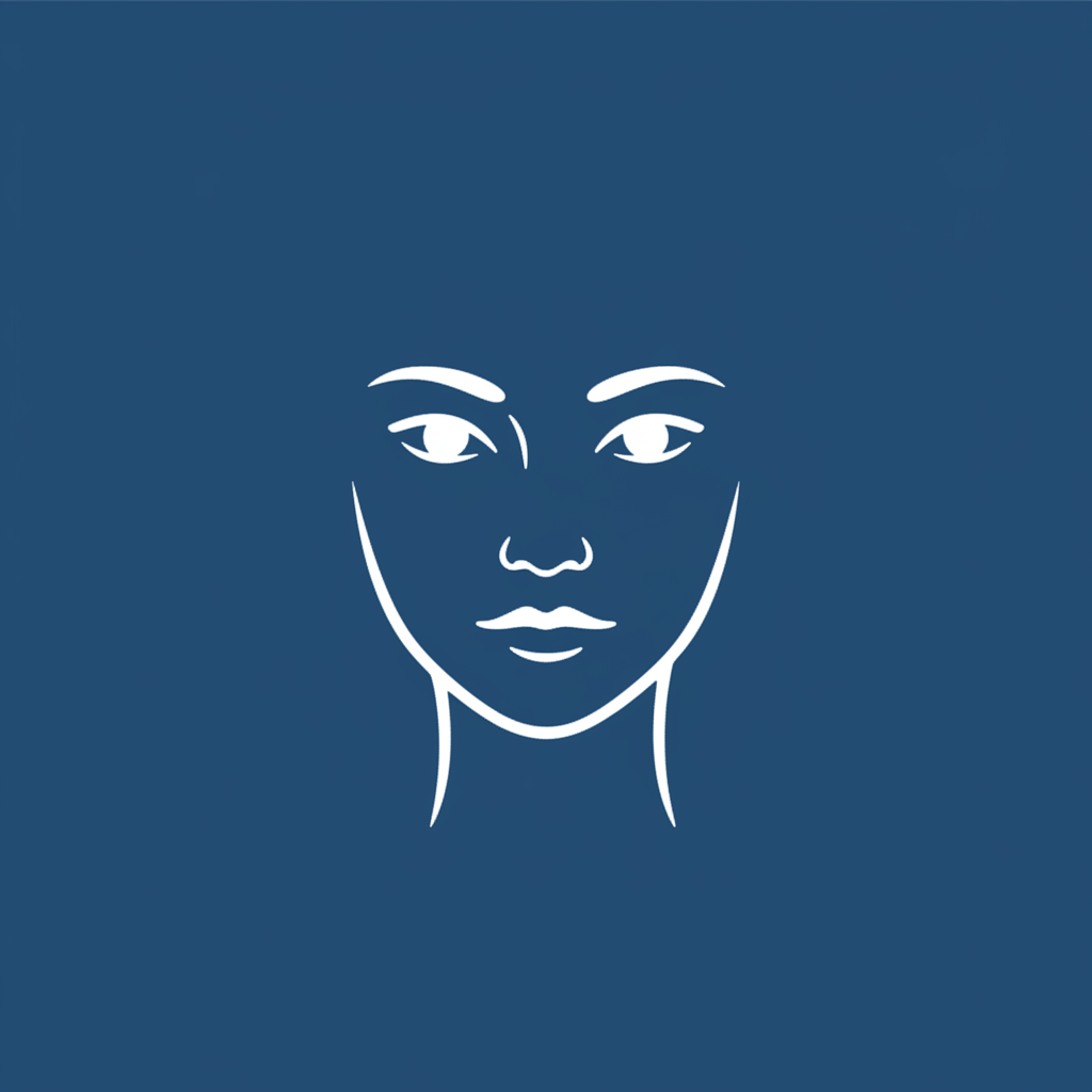 Skin Care Icon - Darker Blue